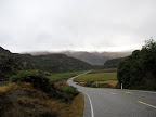 winding roadways, foggy mountain tops