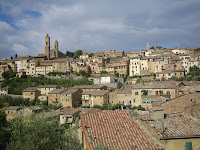 Hill top town.