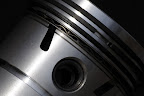Piston head and rings.