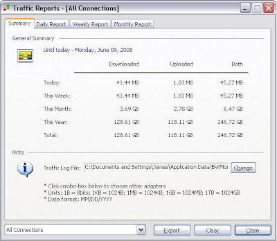 Bandwidth Monitor v3.4.735 Bandwidth Monitor v3.4.735