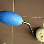 South Koreans love soap on a metal stick.
