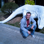 South Koreans love giant lizard statues.