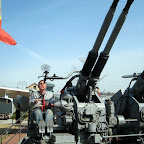 South Koreans love to pretend to operate anti aircraft guns.