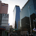 Koreans love mirrored buildings.