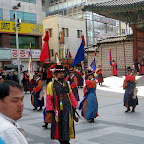 Koreans love glaring at you while you're taking in a re-enactment of the changing of the guard at a palace.