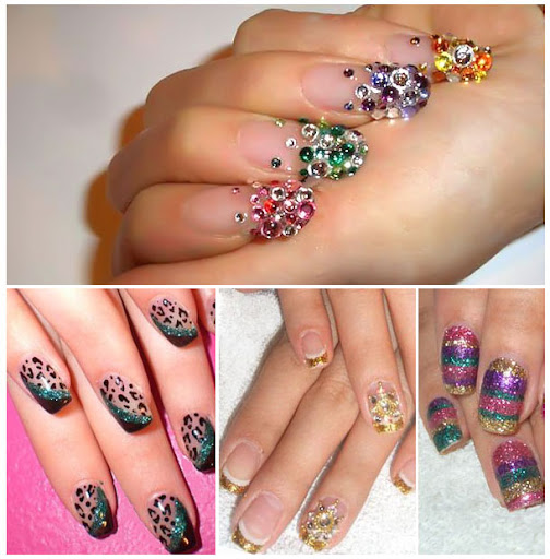 nail designs for short nails. USA Nails Spring Trends 2011