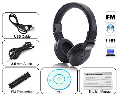  Wireless Headphones on Electrevolution It  Cuffie Wireless Design High Quality Fm 3 5 Mm   Fm