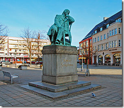 Estátua de Schumann em Zwickau Estátua de Schumann em Zwickau
