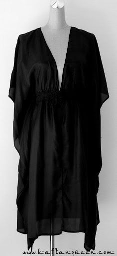 Kaftan Queen Morocco :  kaftan queen cinderella sandals boho chic caftan black