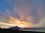 Tramonto sulla spiaggia