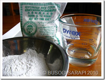 glutinous rice prep© BUSOG! SARAP! 2010