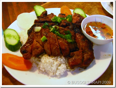 bbq pork chop on rice© BUSOG! SARAP! 2009