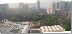 Kowloon PArk view from BP International hotel