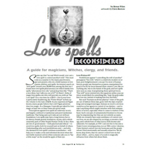 Love Spells Reconsidered A Guide For Magicians Witches Clergy And Friends Cover