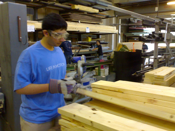 building in the shop