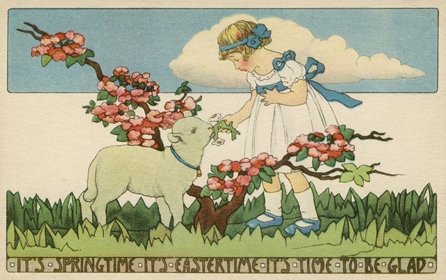 Spring_girlandlamb Spring_girlandlamb