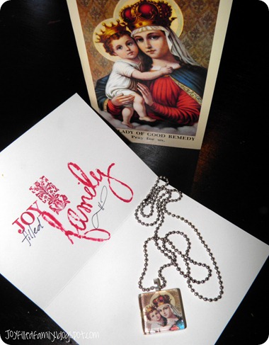 winner marian tile necklace package JOY