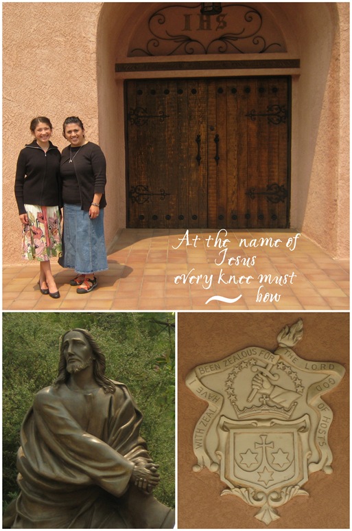 Rose & Mom at Carmelite Monastery Rose & Mom at Carmelite Monastery