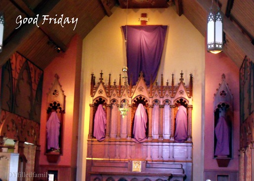 good friday bare altar