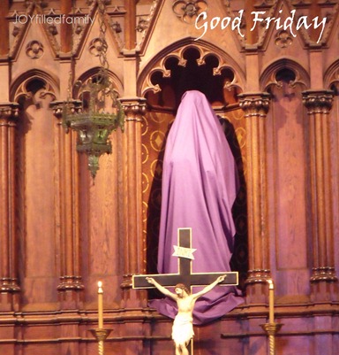good friday stripped cross