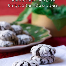 Mexican Mocha Crinkle Cookies