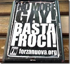 no more gay - basta froci