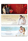 Invitation Magnetic Card - 100 pcs (with envelope)