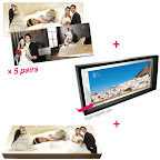 Wooden Frame Eminence Wedding Package (Frame + Car Magnetic Photos)