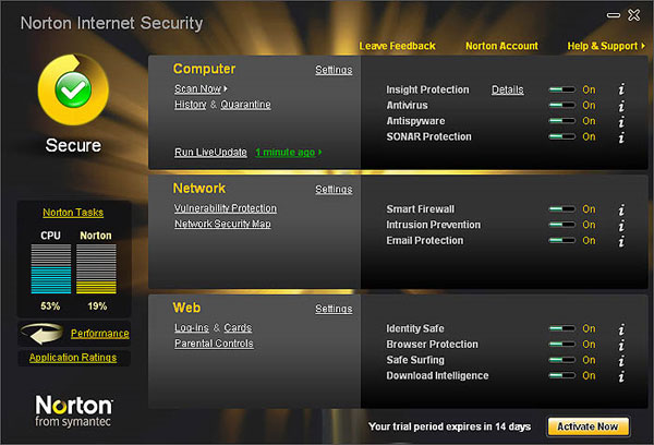 Norton Internet Security 2010 - 1 user
