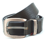B.U.M. Equipment Men's Casual Leather Belt - BEB039 (Dark Brown)