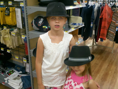 Grandkids at Walmart