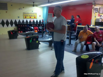 Jerry at the bowling alley.