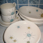 Franciscan Starburst dishes from my Grandma passed down to me (they were what she registered for when she was getting married in 1956)