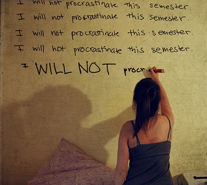 i will not procrastinate