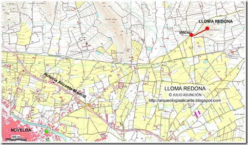 Mapa Lloma Redona