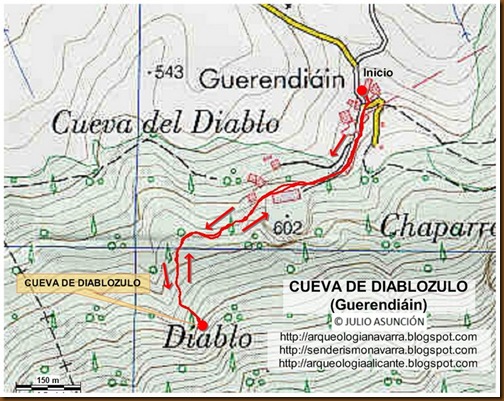 Mapa Cueva de Diablozulo