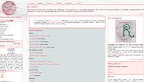 screenshot of website