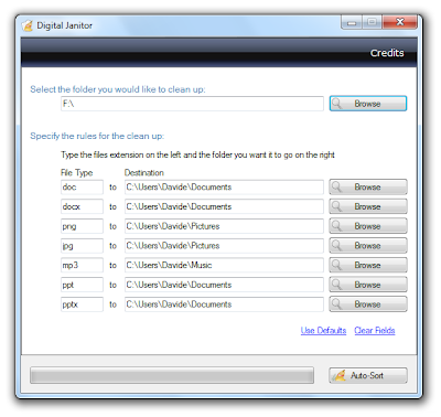 Digital Janitor Sort Clutter Windows Files on a folder or drive