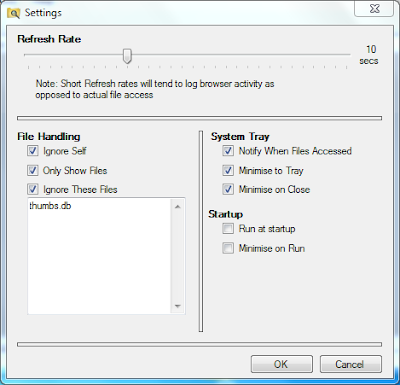 ShareWatcher Settings
