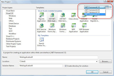 Creating a New Project in Visual Studio 2008 that targets multiple framework Creating a New Project in Visual Studio 2008 that targets multiple framework