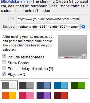YouTube play in HD