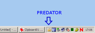 Predator Sys tray