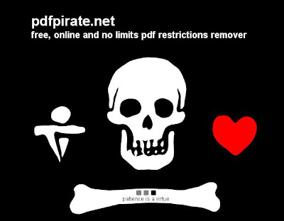 PDF Pirate, unlock protected PDF files