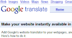 Translate your website to local language with Google