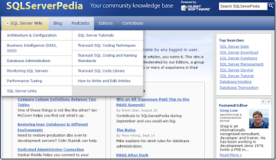 SQLServerPedia – Your community knowledge base for SQL Server