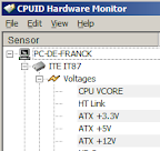 Monitor System Temperature in Windows 7