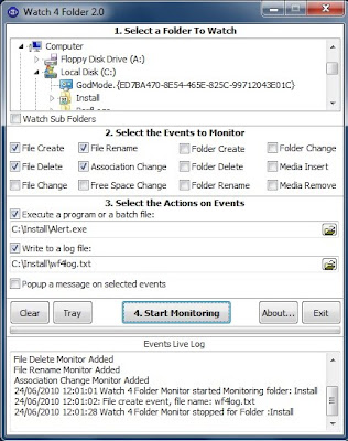 Monitor Any Folder Event With Watch 4 Folder