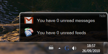 Google Reader And GMail Notifier In One With GWatchman Google Reader And GMail Notifier In One With GWatchman