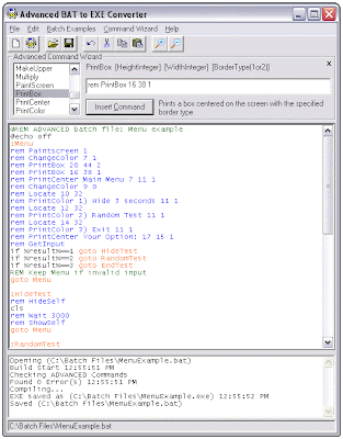 Convert BAT File To EXE (Executable)