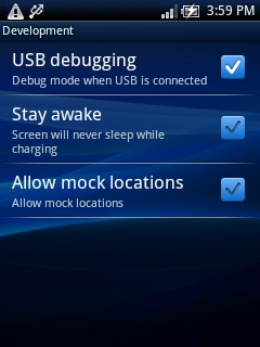 enable USB debugging in Android device enable USB debugging in Android device